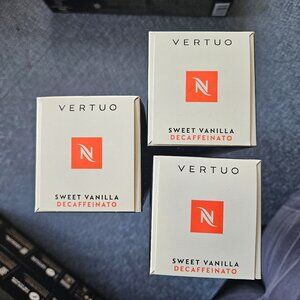 Nespresso VERTUO pods - Sweet Vanilla DECAF - 3 BOXES NEW